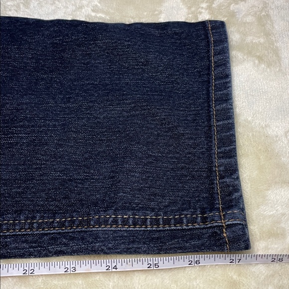 Just My Size Dark Blue Short Straight Jeans - Picture 9 of 9